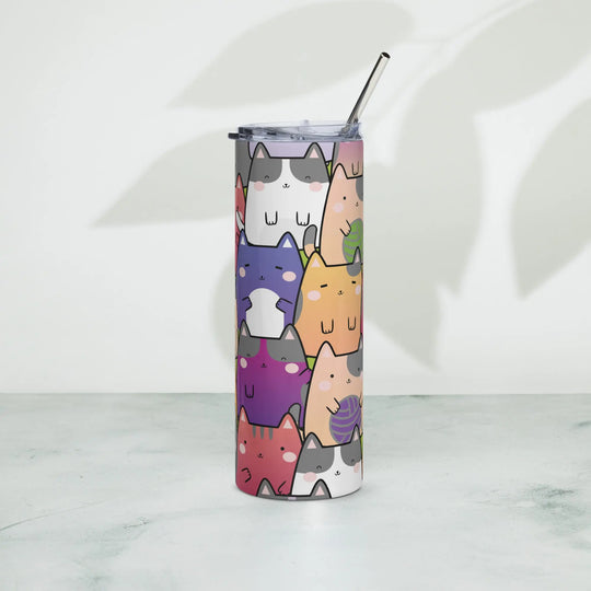 "Radiant Cats" Stainless steel tumbler - Pfresh