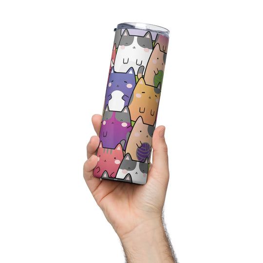 "Radiant Cats" Stainless steel tumbler - Pfresh