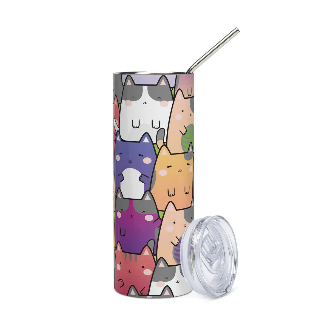 "Radiant Cats" Stainless steel tumbler - Pfresh