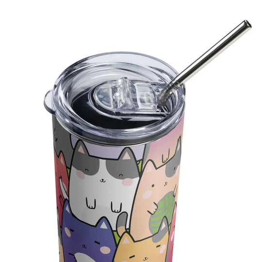 "Radiant Cats" Stainless steel tumbler - Pfresh