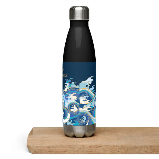 "Ocean One" - Crashing Waves - Stainless steel water bottle - Pfresh