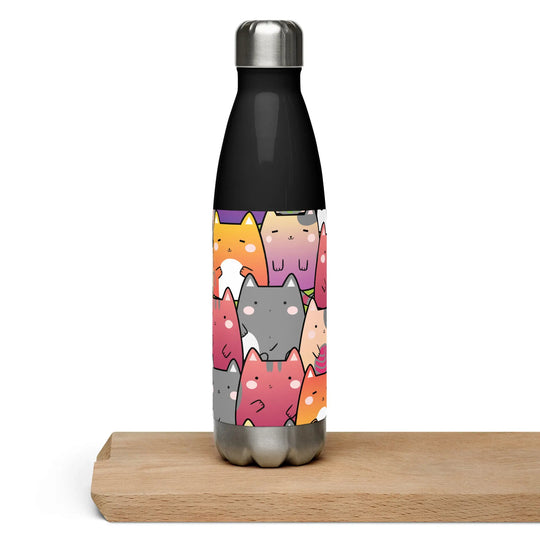 "Radiant Cats" - Stainless steel water bottle - Pfresh