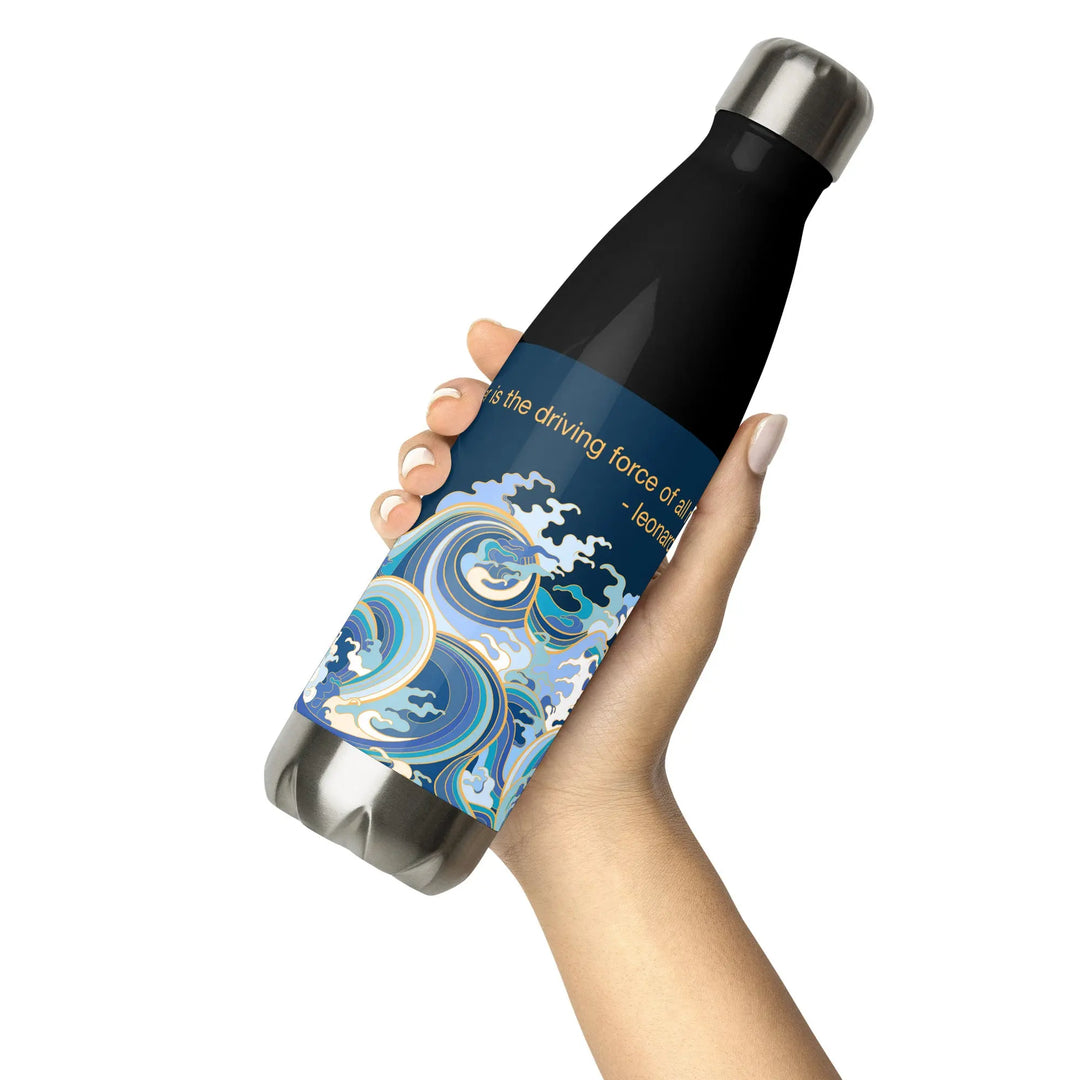 "Ocean One" - Crashing Waves - Stainless steel water bottle - Pfresh