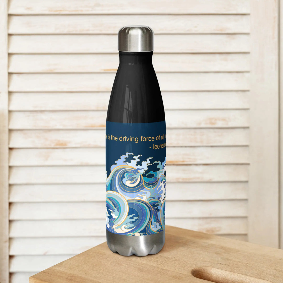 "Ocean One" - Crashing Waves - Stainless steel water bottle - Pfresh