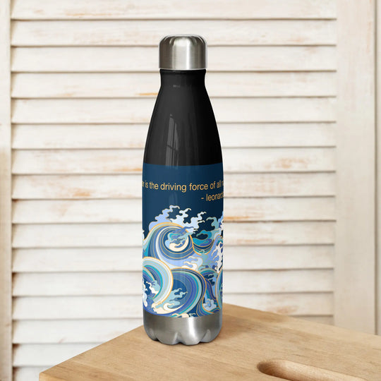 "Ocean One" - Crashing Waves - Stainless steel water bottle - Pfresh