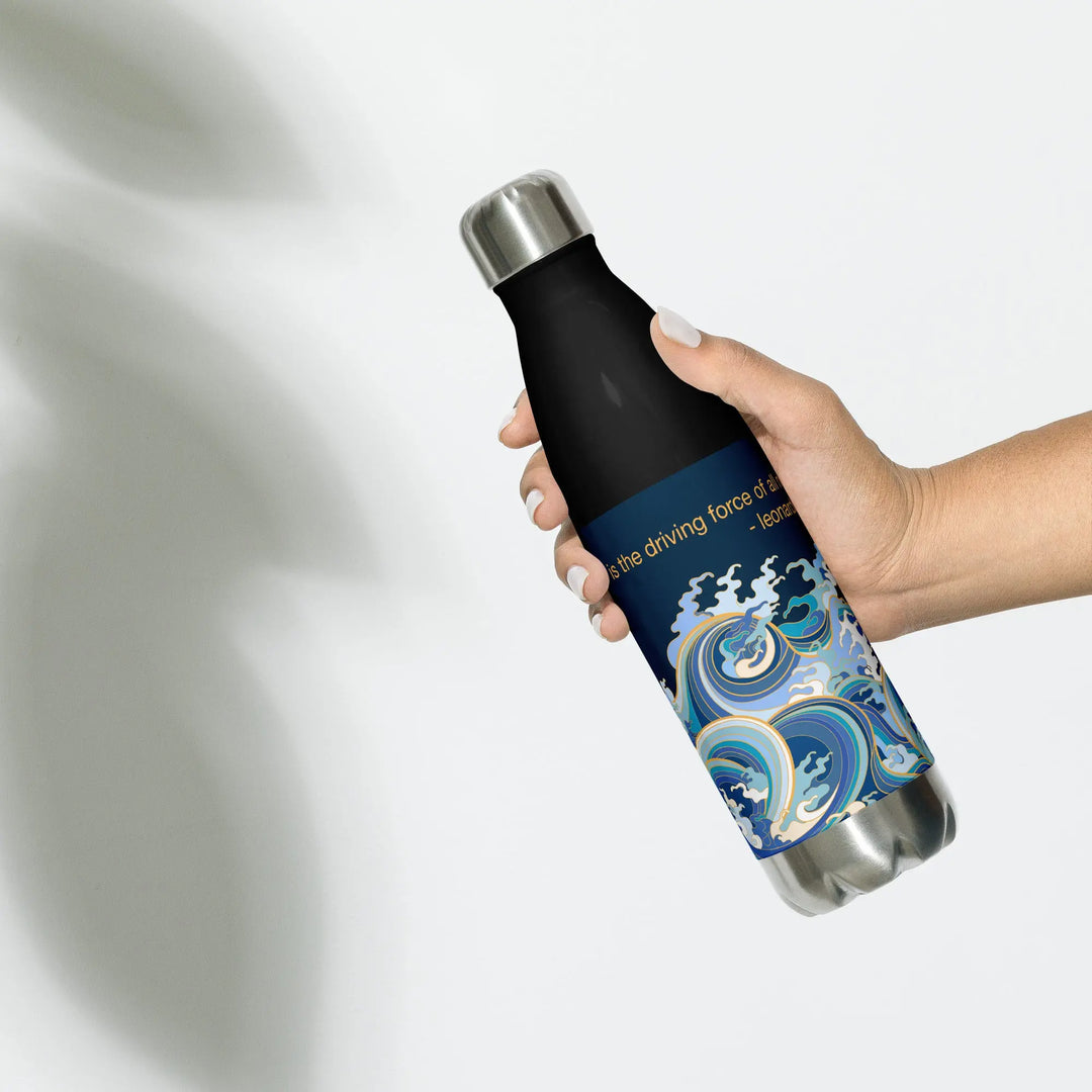 "Ocean One" - Crashing Waves - Stainless steel water bottle - Pfresh