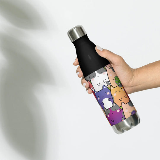 "Radiant Cats" - Stainless steel water bottle - Pfresh