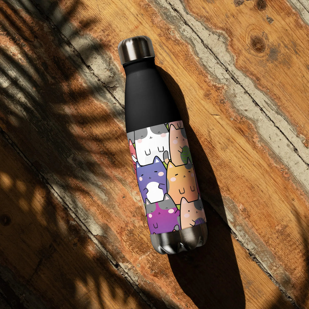 "Radiant Cats" - Stainless steel water bottle - Pfresh