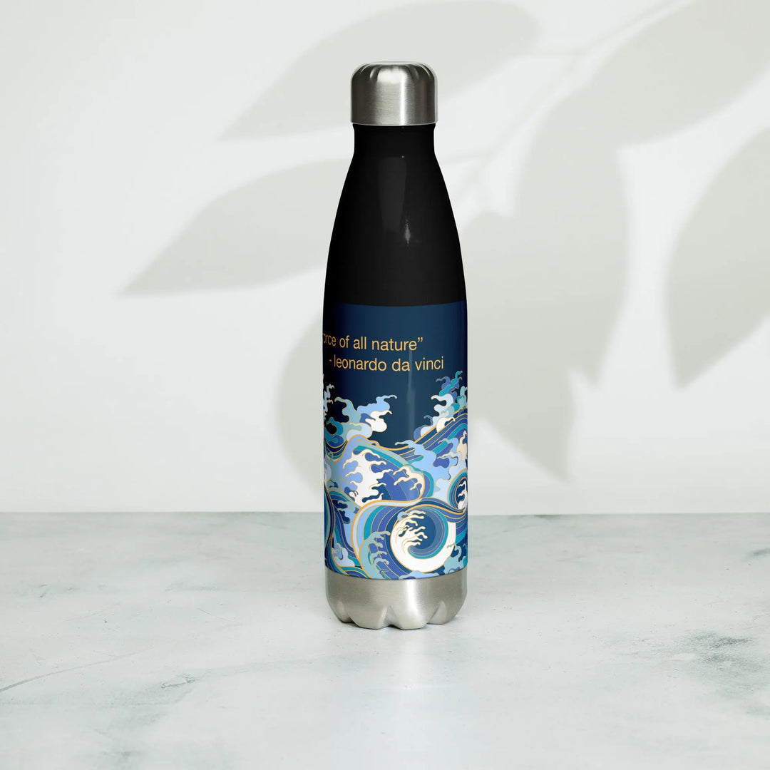 "Ocean One" - Crashing Waves - Stainless steel water bottle - Pfresh