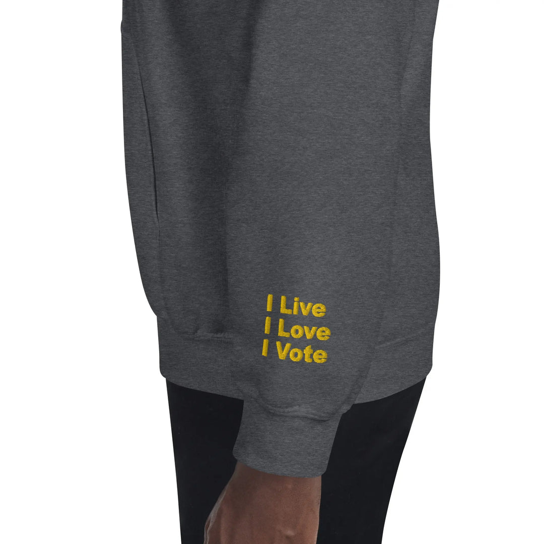 "Cat Lady" - "I Live, I Love, I Vote" - Hoodies - Pfresh