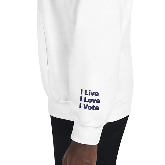 "Cat Lady" - "I Live, I Love, I Vote" - Hoodies - Pfresh