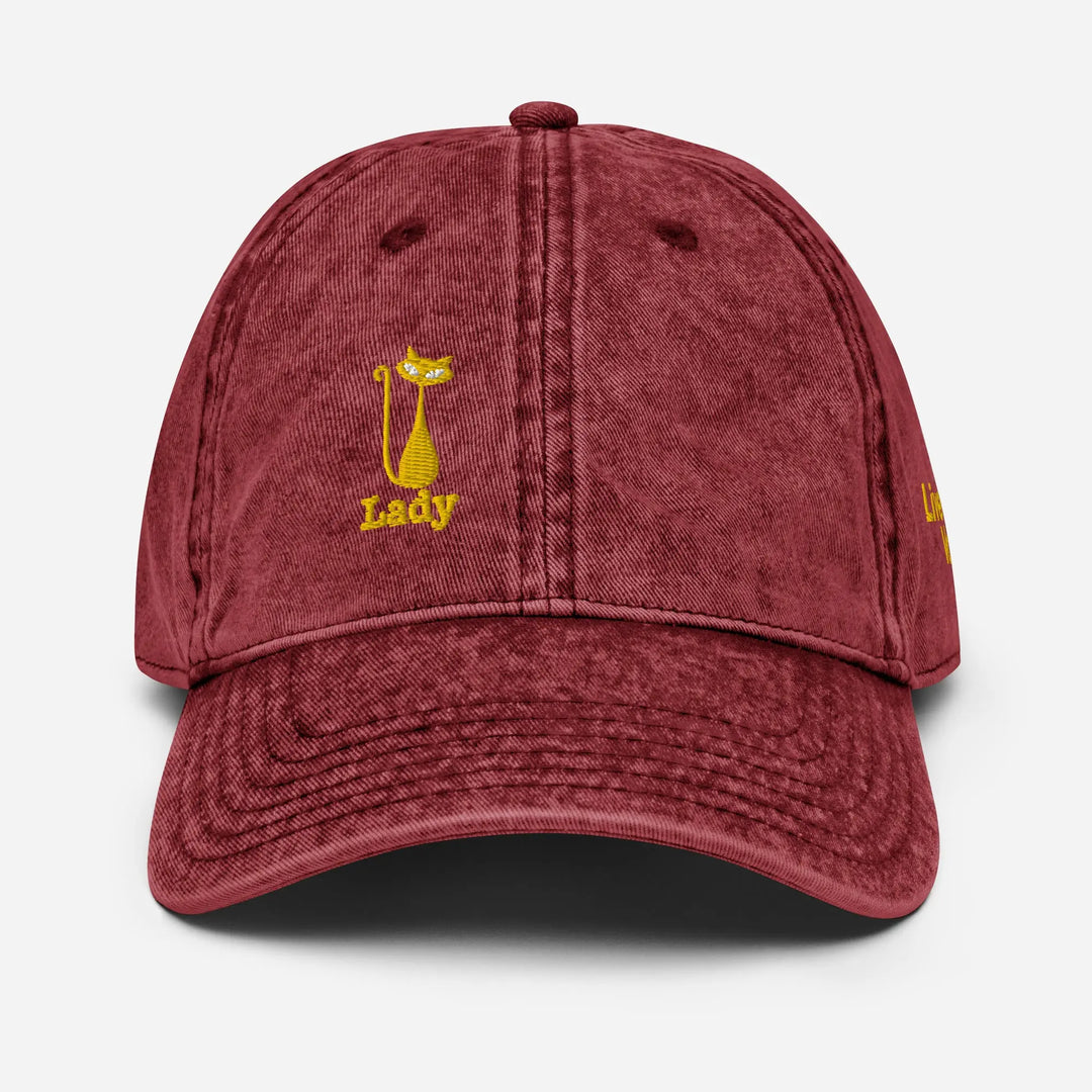 "Cat Lady" - "Live, Love, Vote"  Baseball Cap - Pfresh